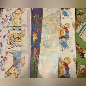Vintage wrapping paper (18 designs)